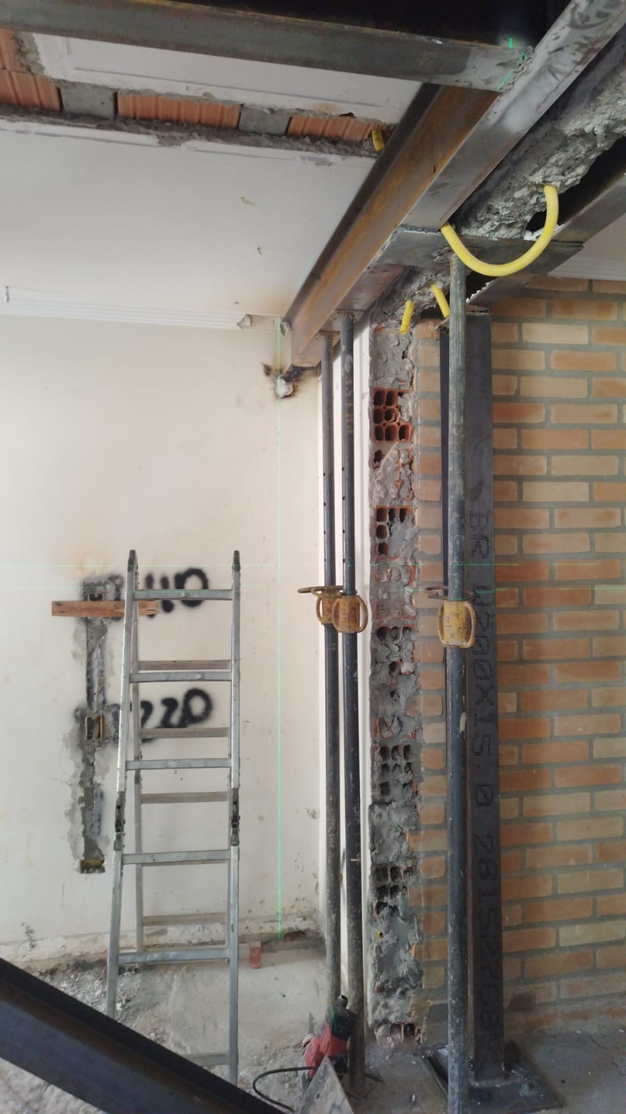 Projeto de reforço estrutural finalizado